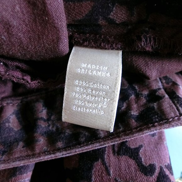 Plum Baroque Skinny Jeans - Picture 6 of 7